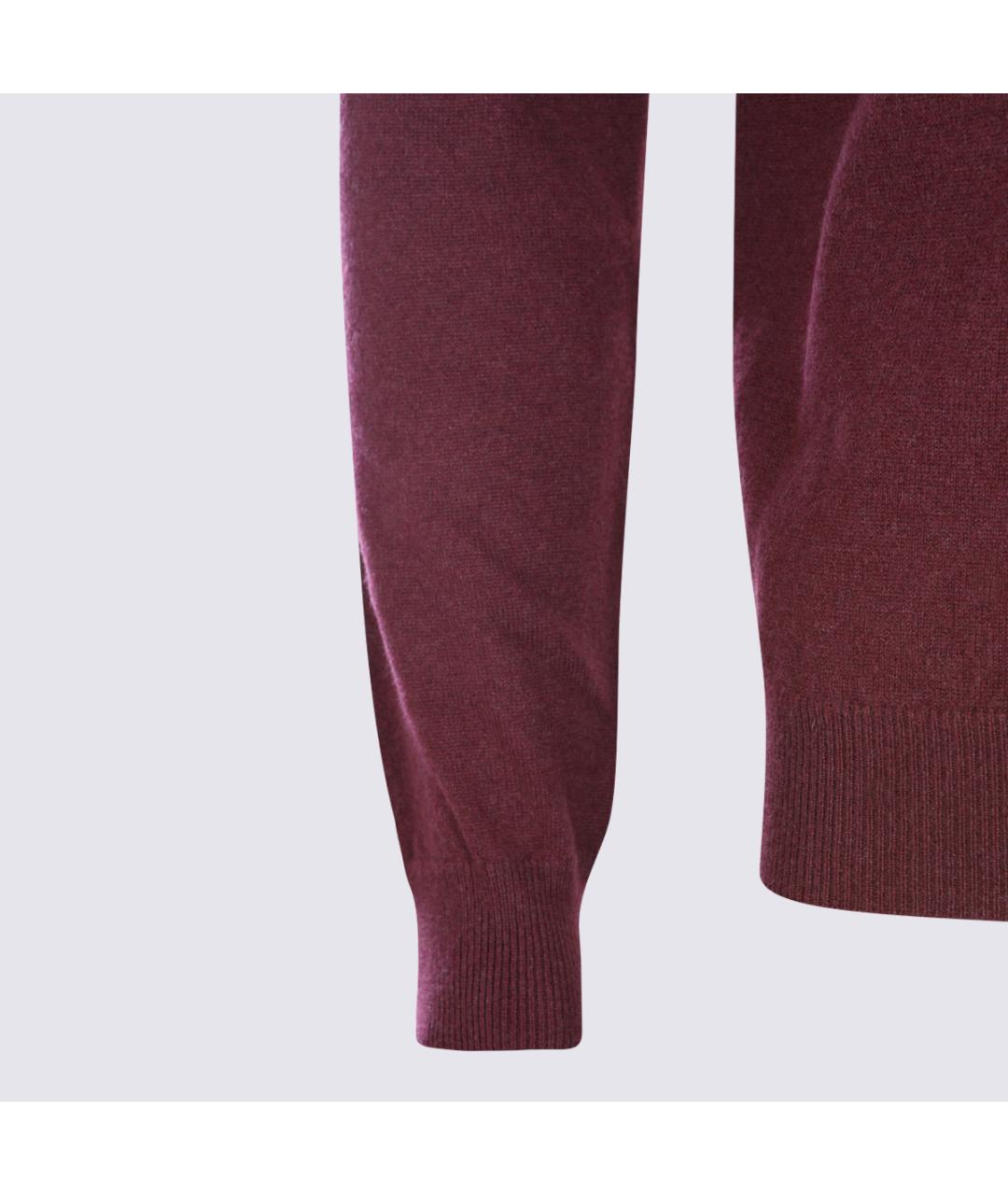 MALO Красный шерстяной джемпер / свитер, фото 4