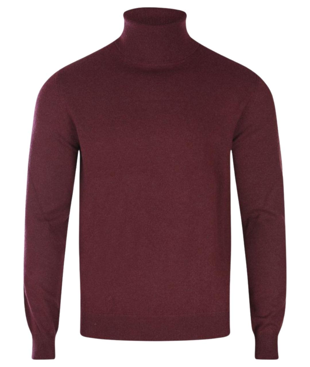 MALO Красный шерстяной джемпер / свитер, фото 1