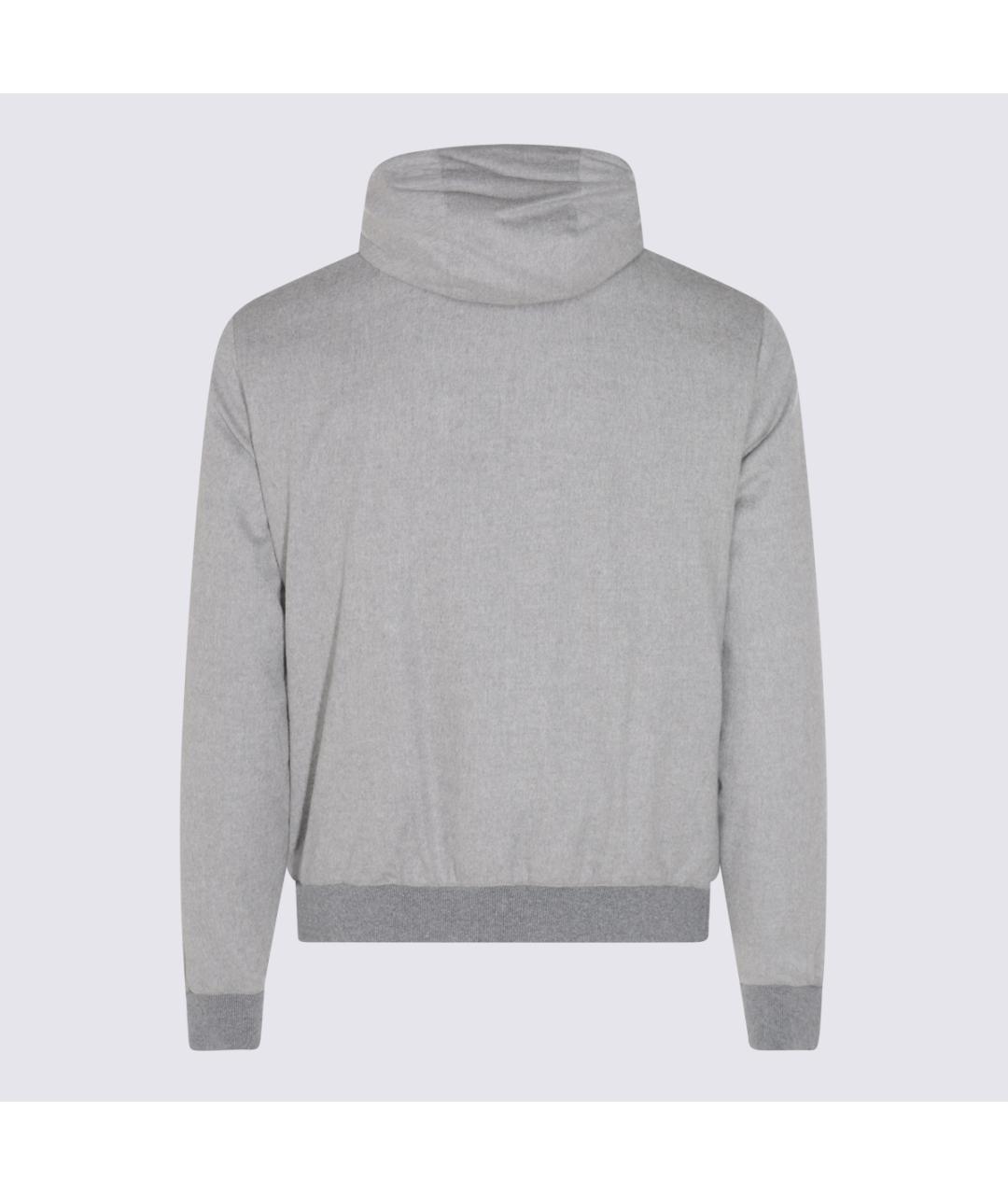 MOORER Серый шерстяной пуховик, фото 2