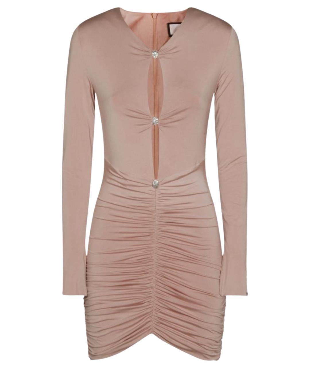 NISSA Розовое полиэстеровое вечернее платье, фото 1