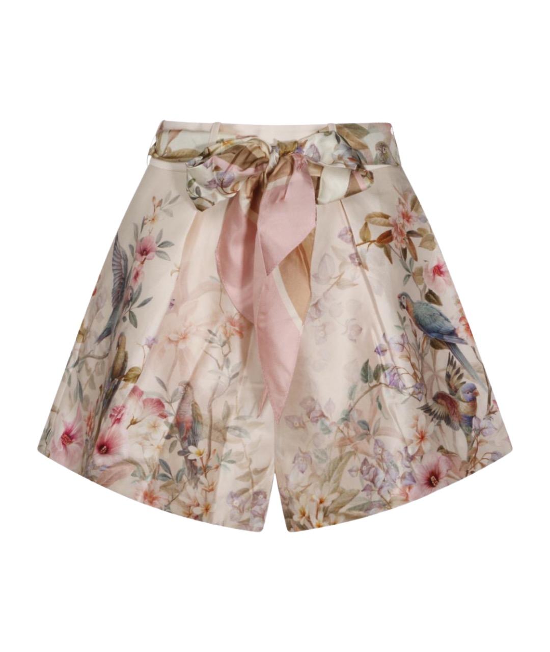 ZIMMERMANN Мульти шелковые шорты, фото 1