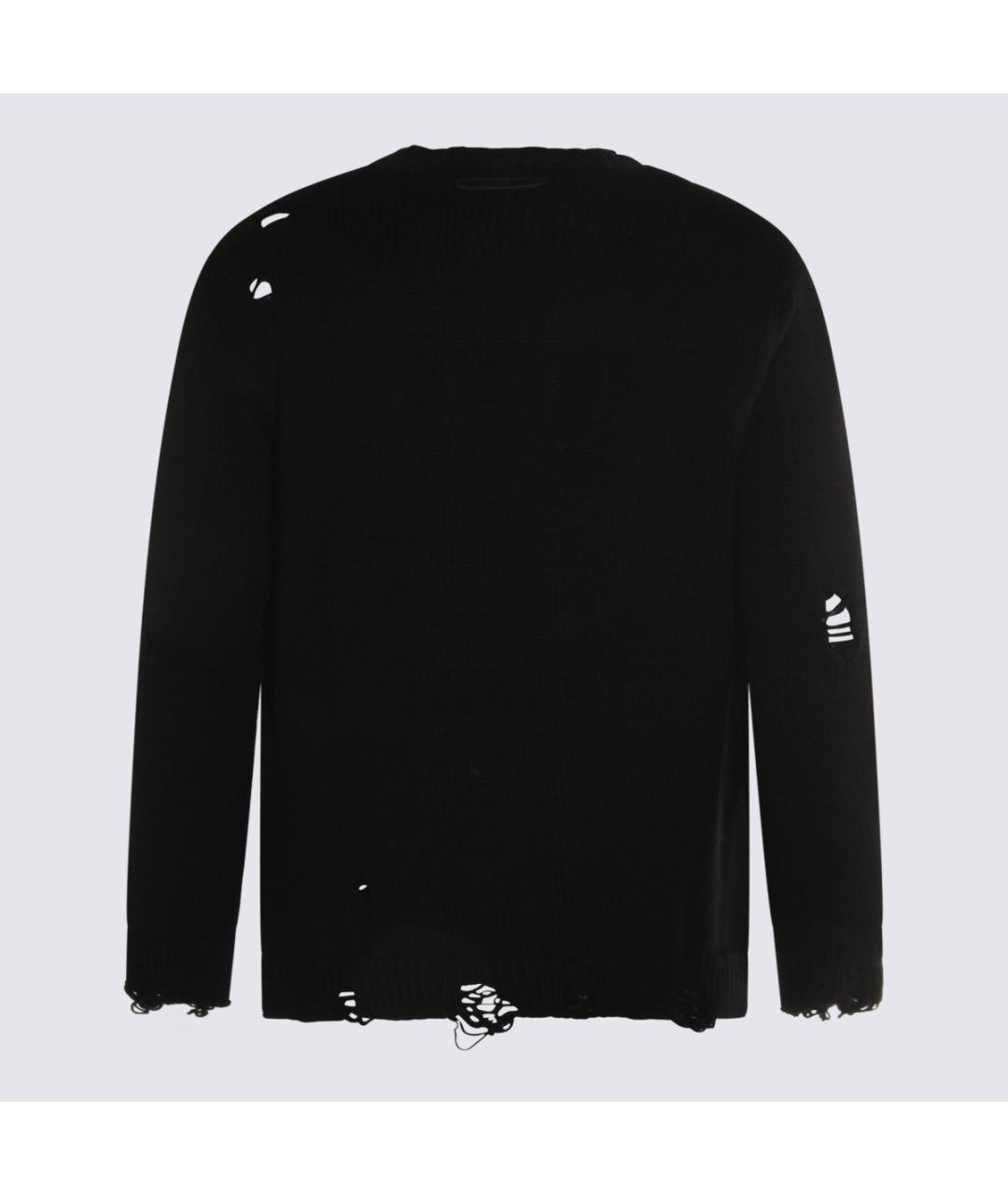 MOSCHINO Черный шерстяной джемпер / свитер, фото 2