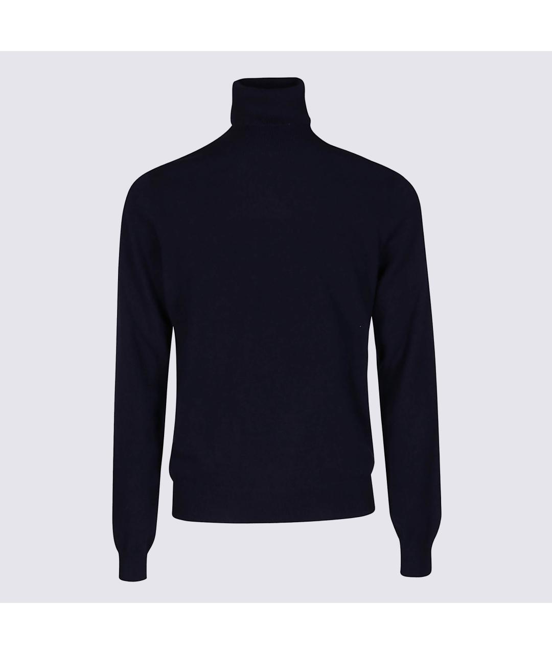 MALO Синий кашемировый джемпер / свитер, фото 2