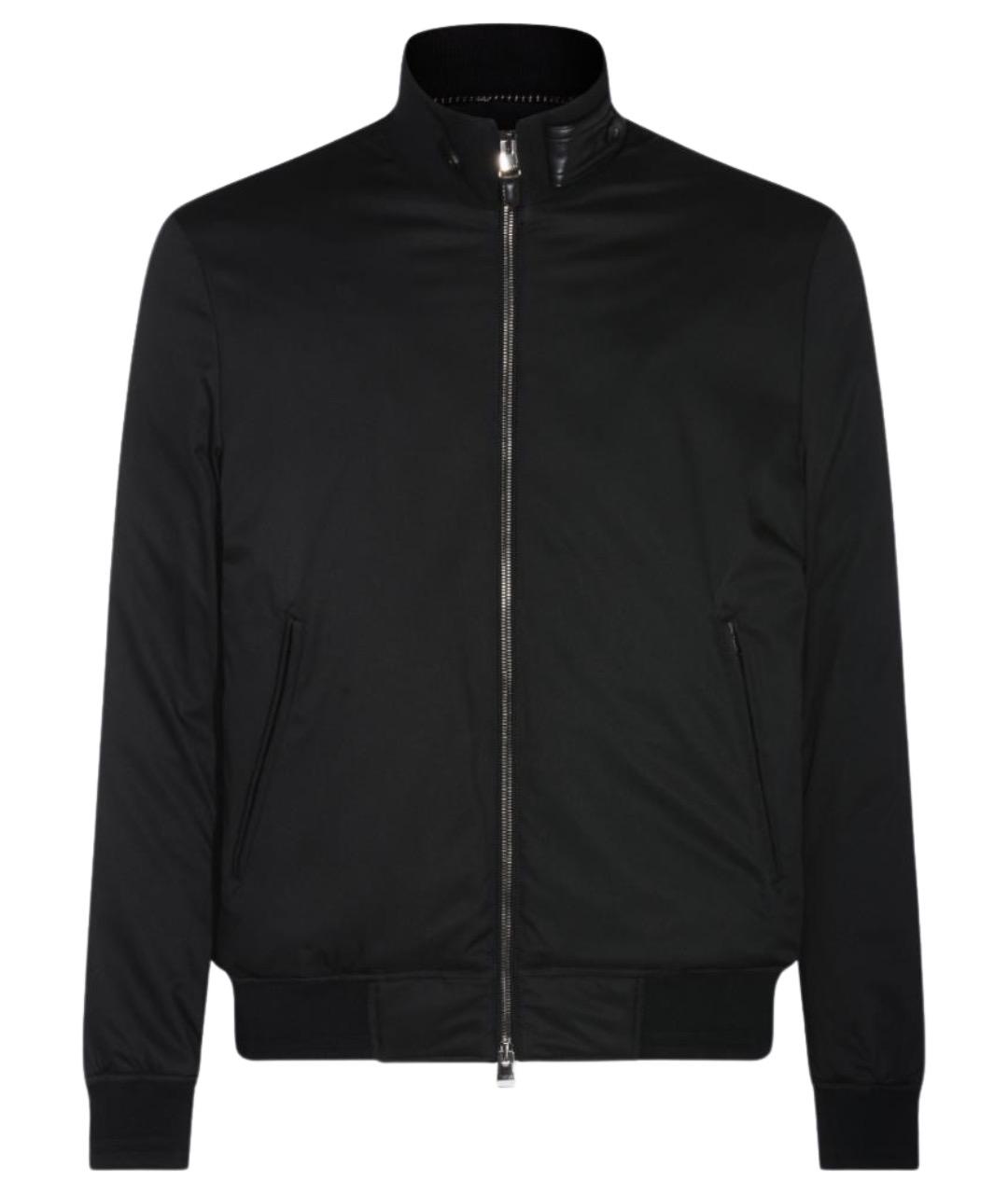 CANALI Черная полиэстеровая куртка, фото 1