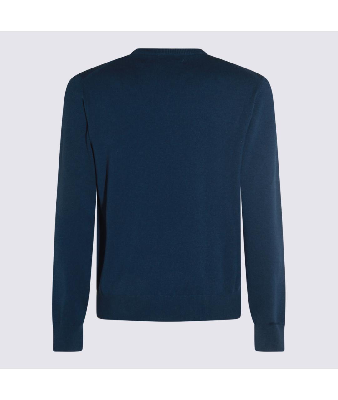 MALO Синий кашемировый джемпер / свитер, фото 2