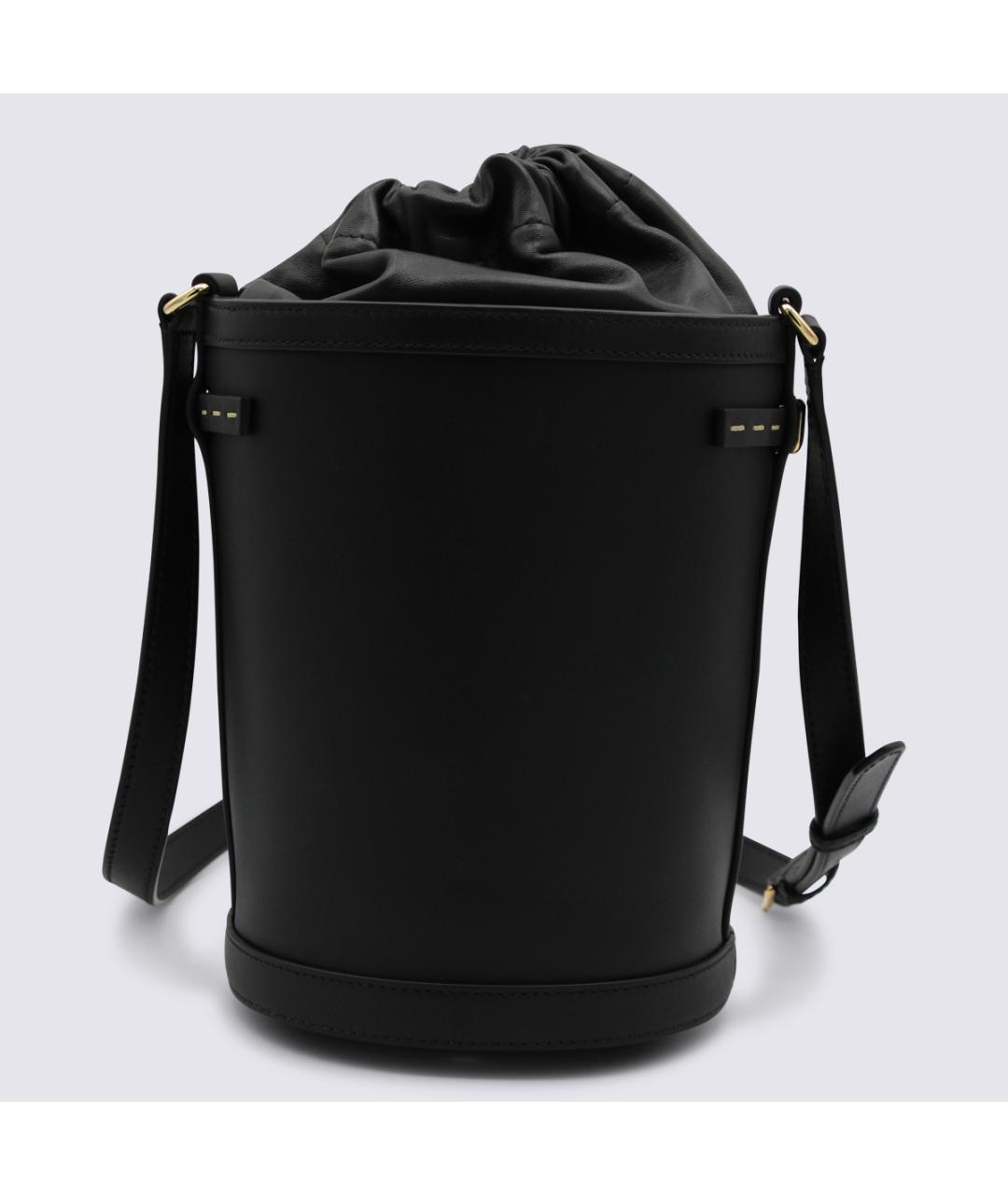 VALENTINO Черная кожаная сумка через плечо, фото 3