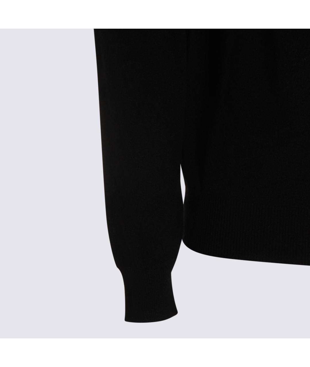 MALO Черный кашемировый джемпер / свитер, фото 3
