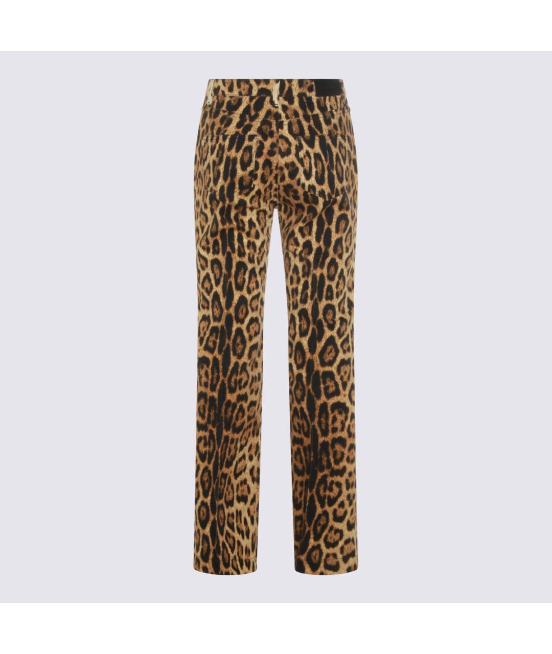 ROBERTO CAVALLI Мульти хлопковые прямые джинсы, фото 2