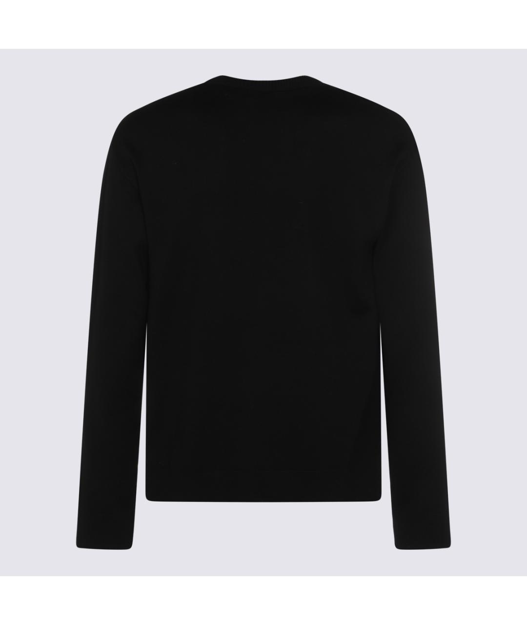 MOSCHINO Черный шерстяной джемпер / свитер, фото 2