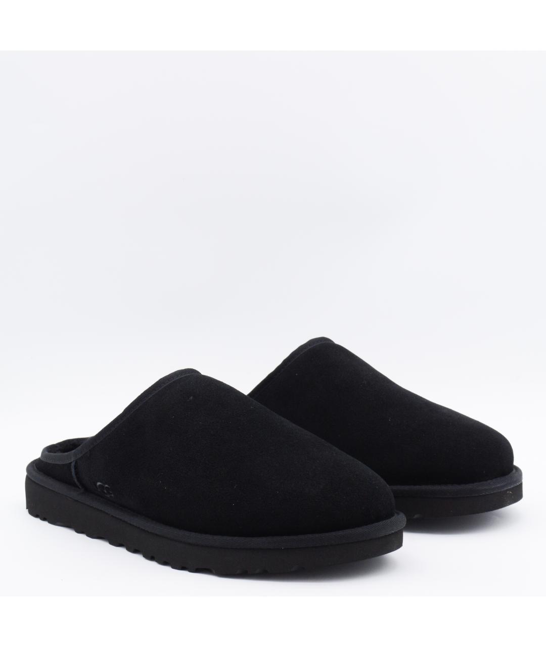 UGG AUSTRALIA Черные нубуковые низкие ботинки, фото 2