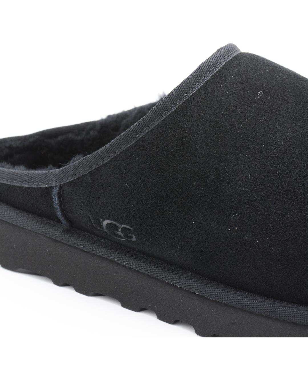 UGG AUSTRALIA Черные нубуковые низкие ботинки, фото 4