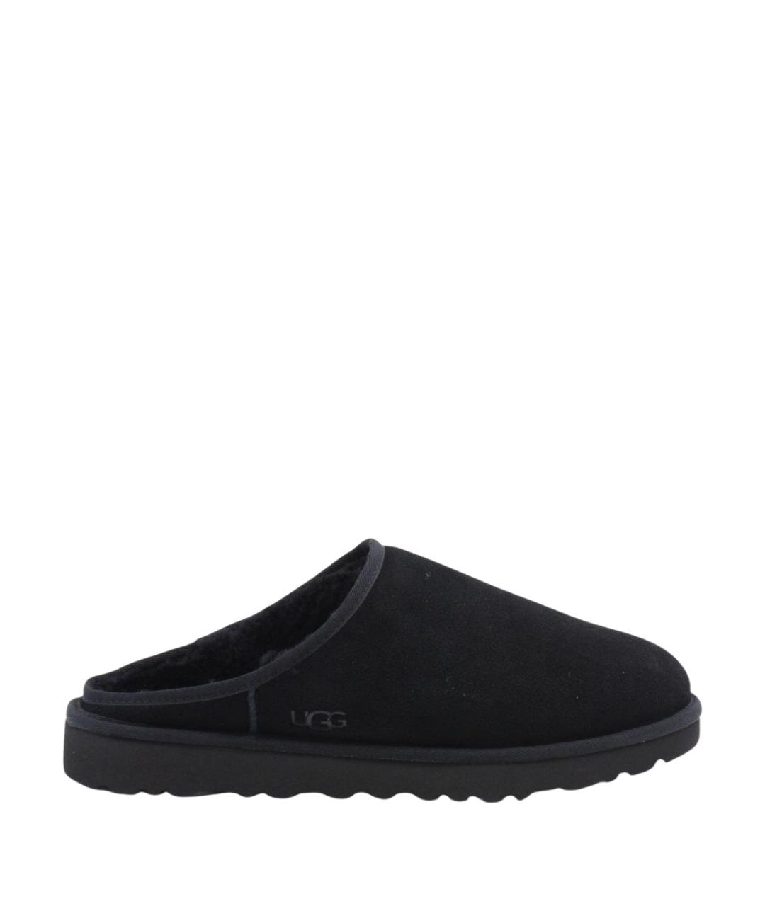 UGG AUSTRALIA Черные нубуковые низкие ботинки, фото 1