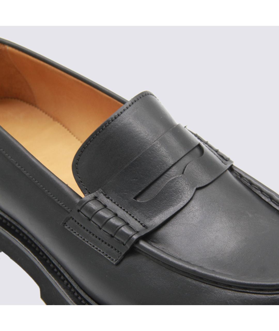 MILLE885 Черные кожаные лоферы, фото 4