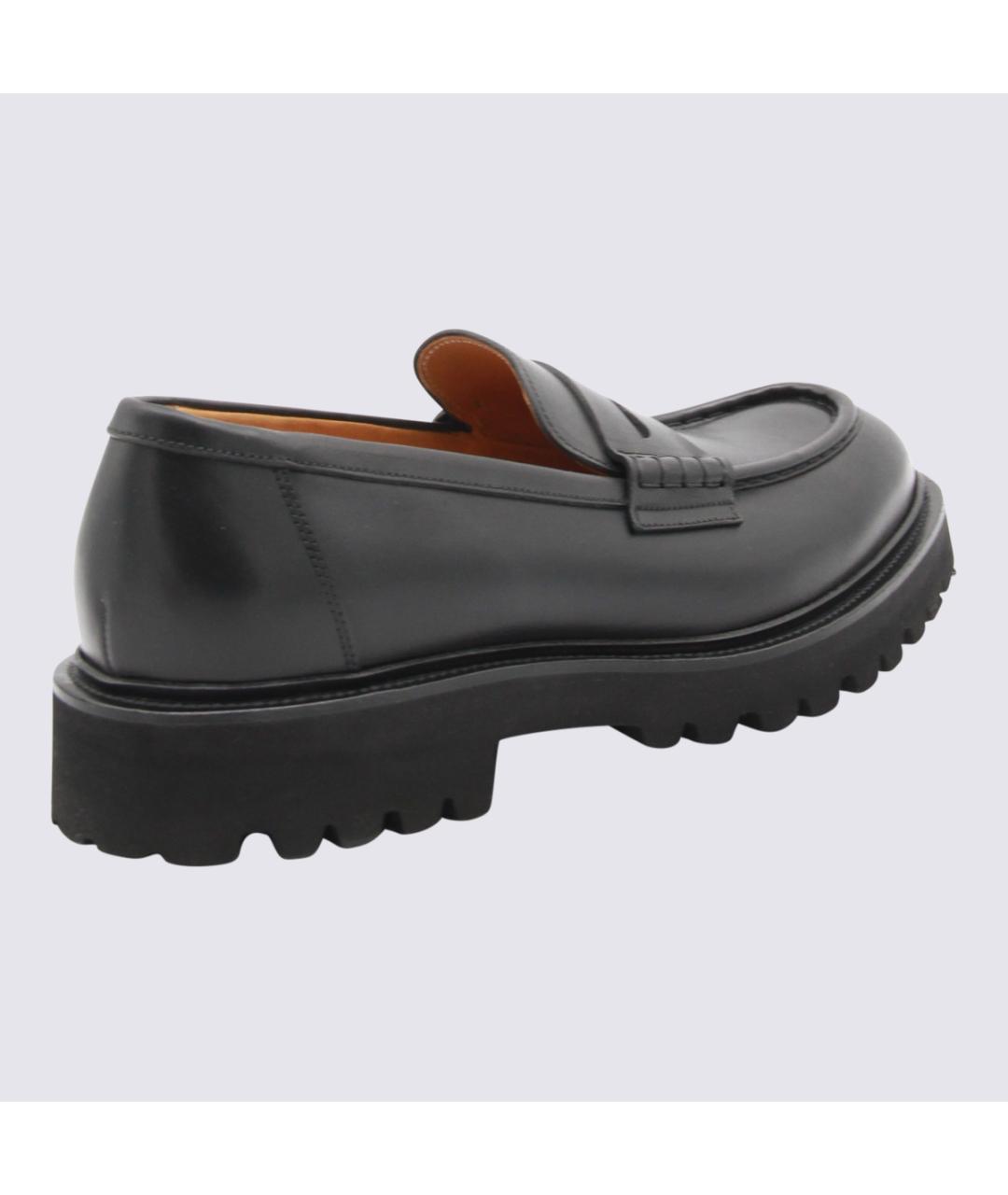 MILLE885 Черные кожаные лоферы, фото 3