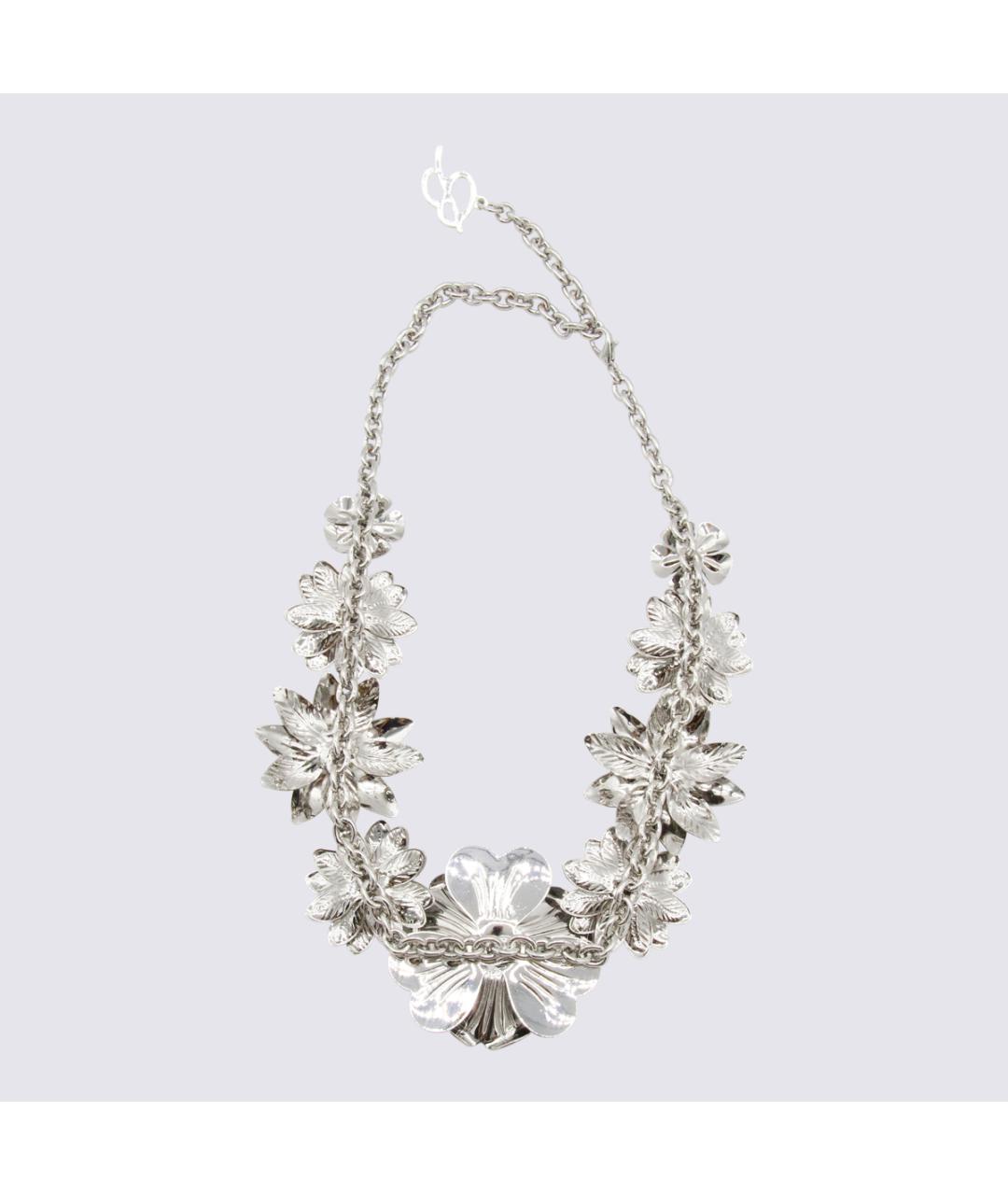 BLUMARINE Серебряное металлическое колье, фото 2