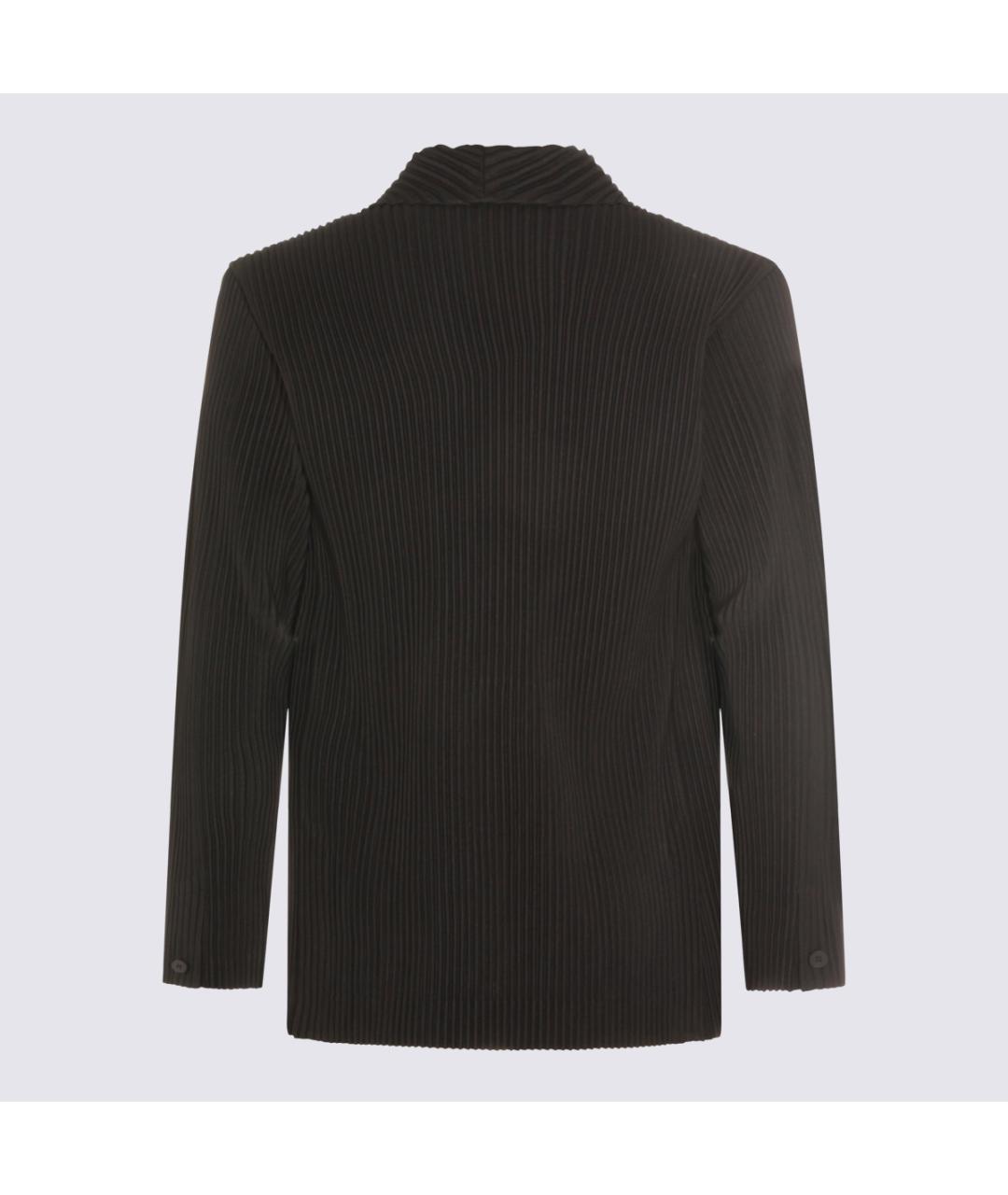 HOMME PLISSE ISSEY MIYAKE Черный полиэстеровый пиджак, фото 2