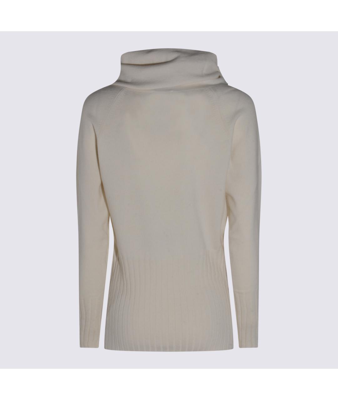 MALO Белый шерстяной джемпер / свитер, фото 2