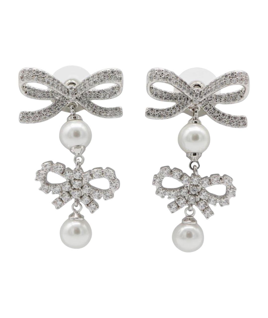 SELF-PORTRAIT Серебряные металлические серьги, фото 1