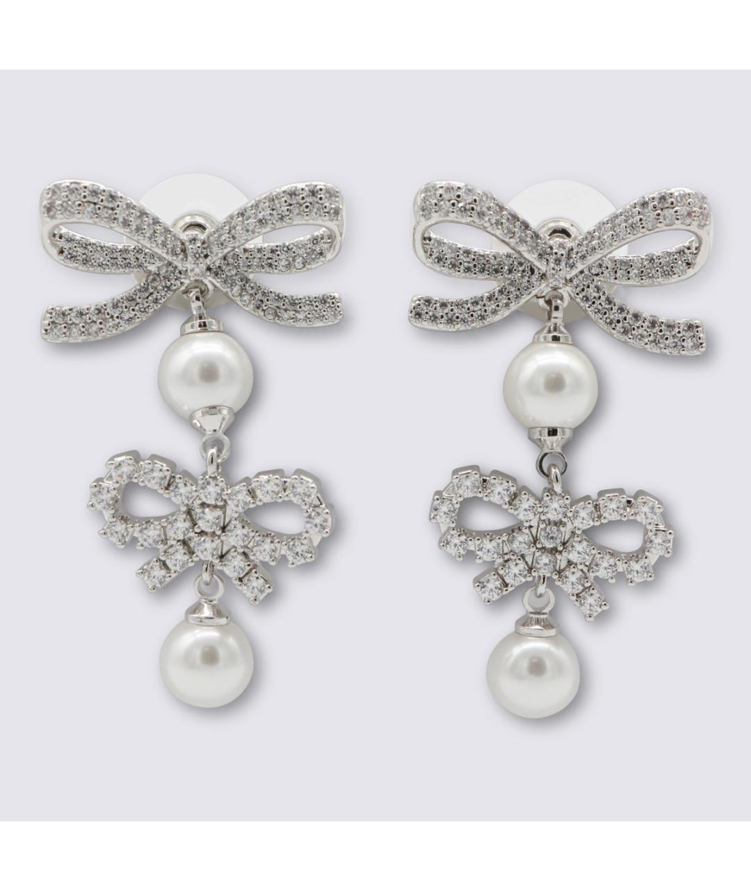 SELF-PORTRAIT Серебряные металлические серьги, фото 3