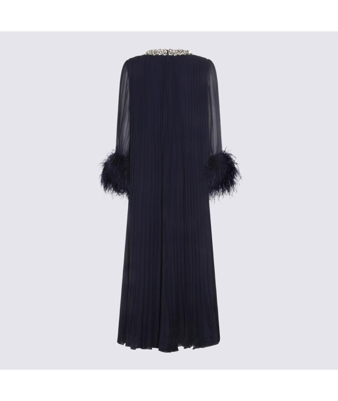 SELF-PORTRAIT Синее вечернее платье, фото 2