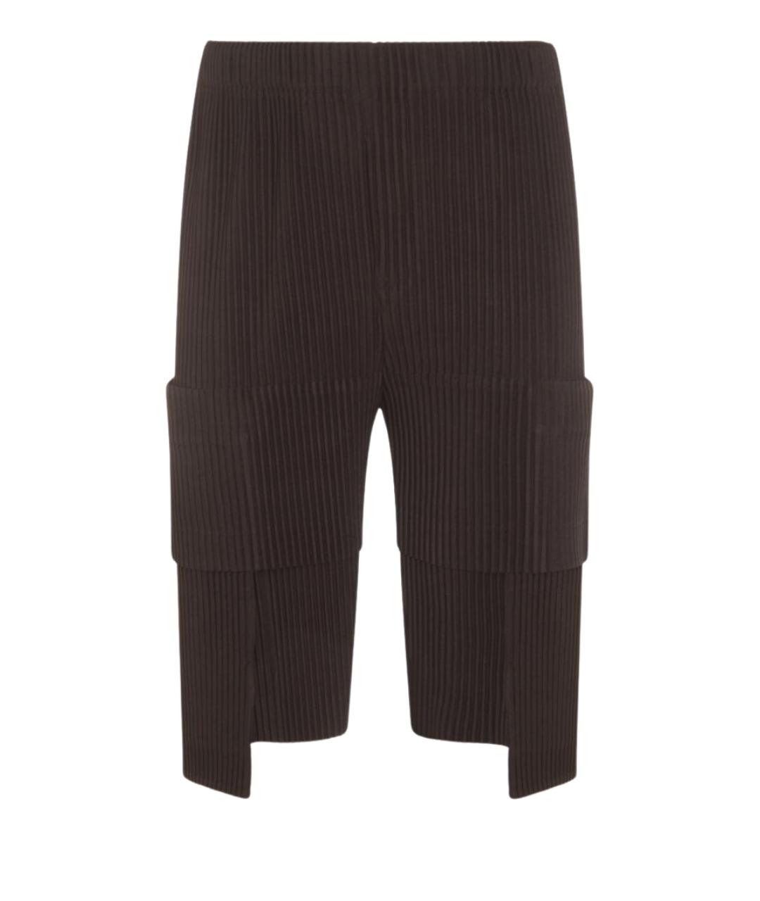 HOMME PLISSE ISSEY MIYAKE Серые полиэстеровые шорты, фото 1