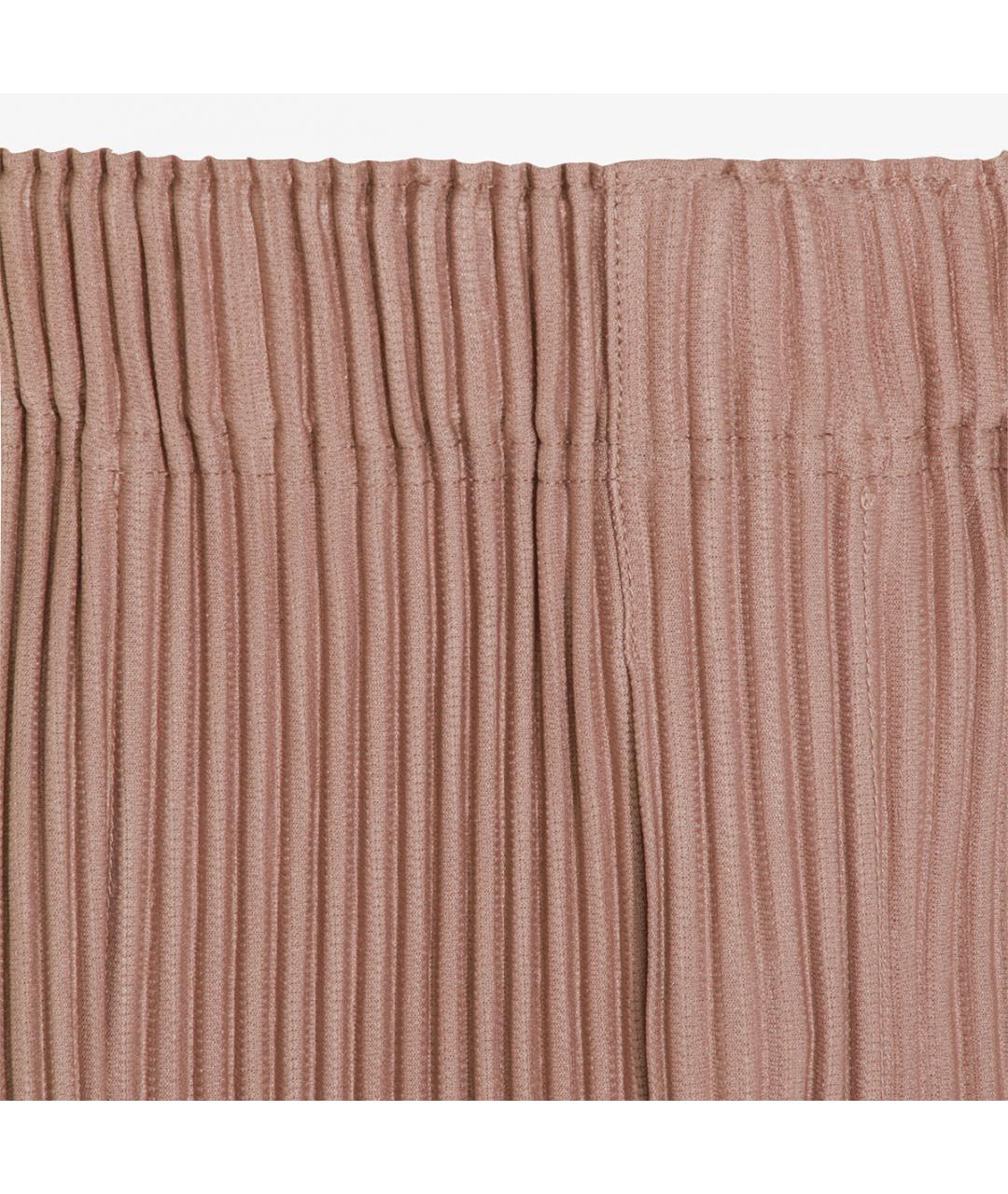 HOMME PLISSE ISSEY MIYAKE Бежевые полиэстеровые повседневные брюки, фото 3