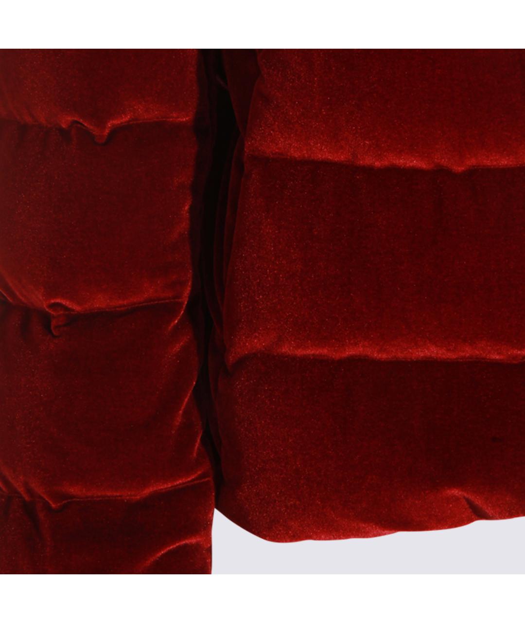 HERNO Красная полиэстеровая куртка, фото 3