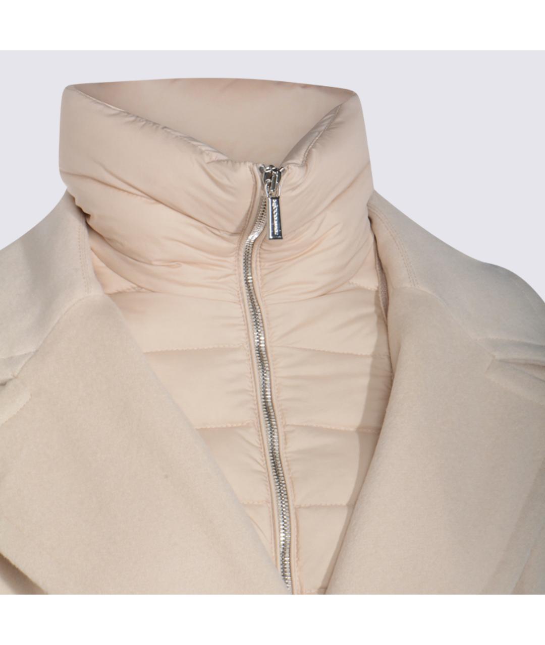 MOORER Белое шерстяное пальто, фото 3