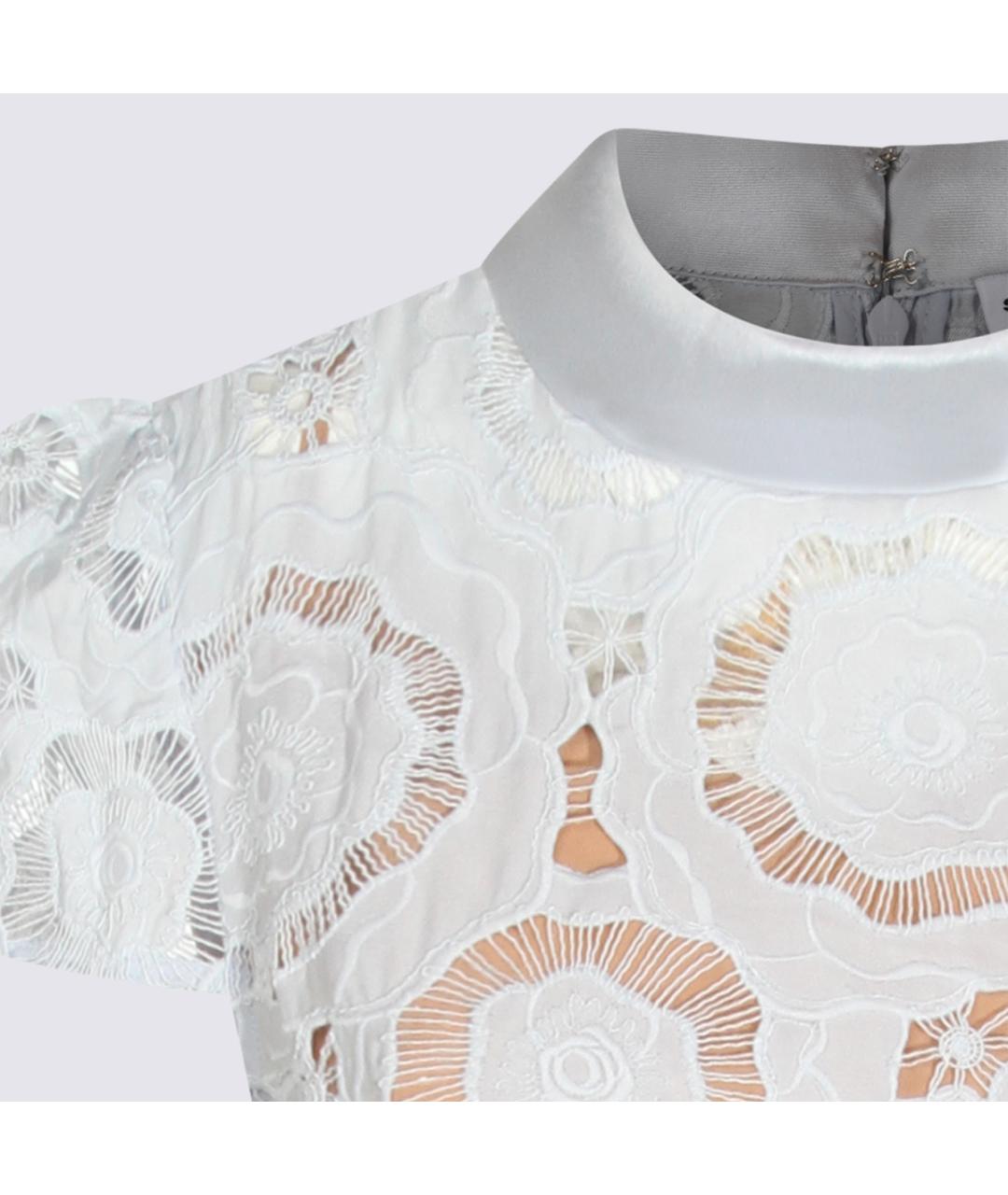 SELF-PORTRAIT Синее повседневное платье, фото 4