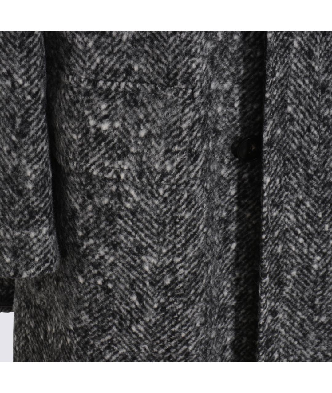 CANALI Серое шерстяное пальто, фото 3