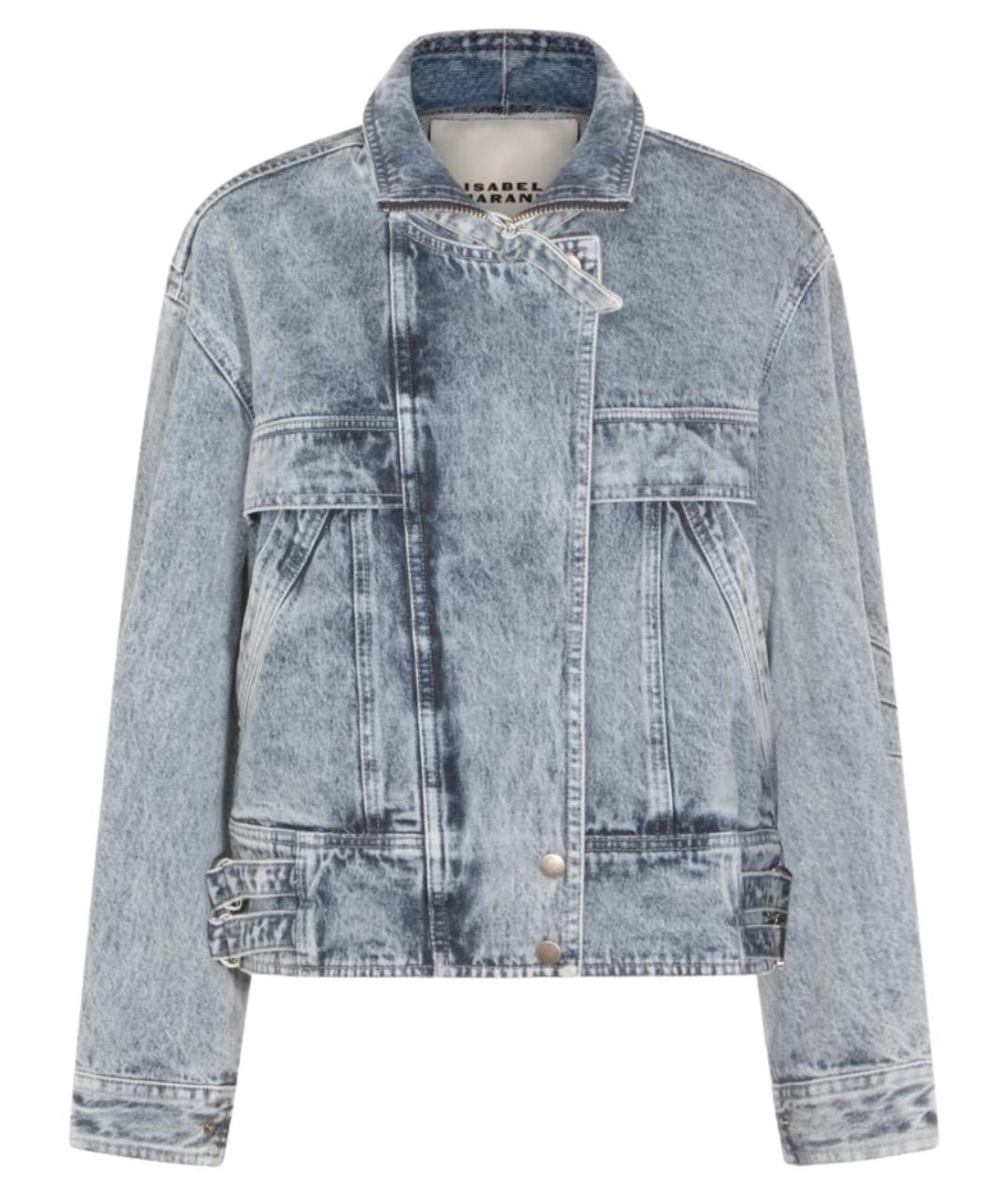 ISABEL MARANT ETOILE Голубая хлопковая куртка, фото 1