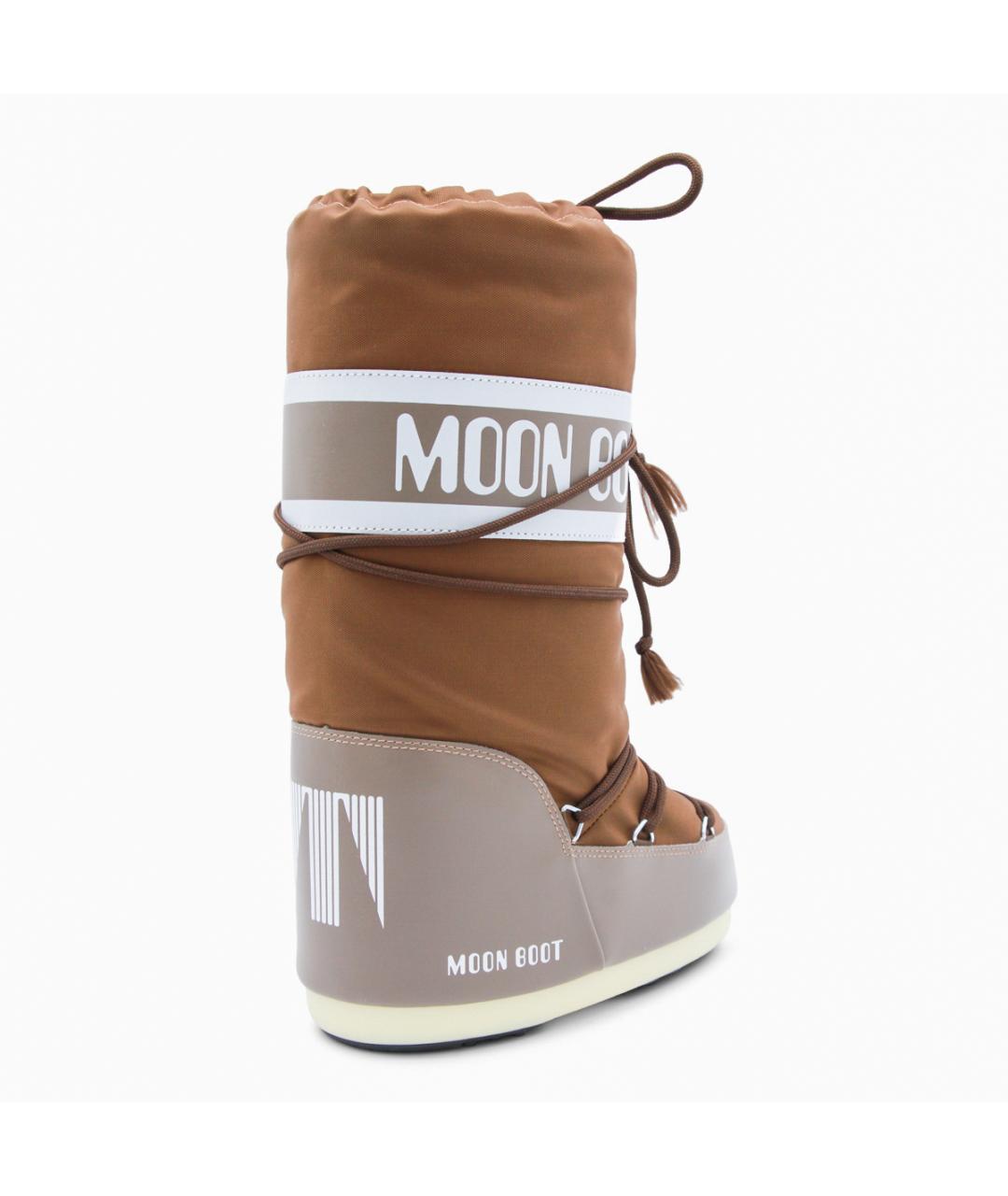 MOON BOOT Коричневые сапоги, фото 3