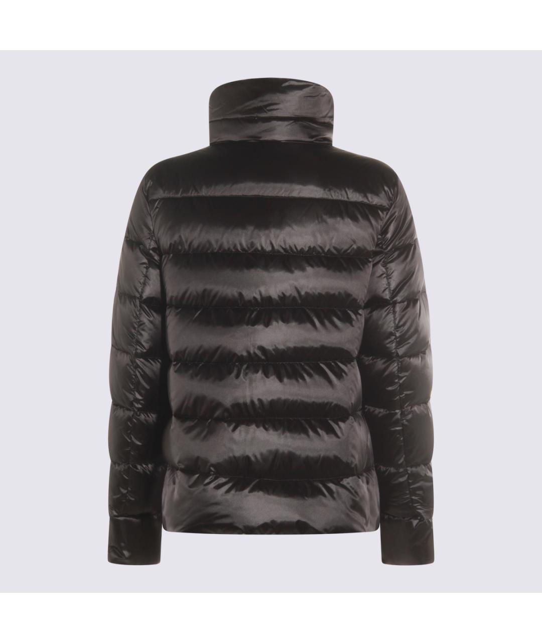 MOORER Черная полиэстеровая куртка, фото 2
