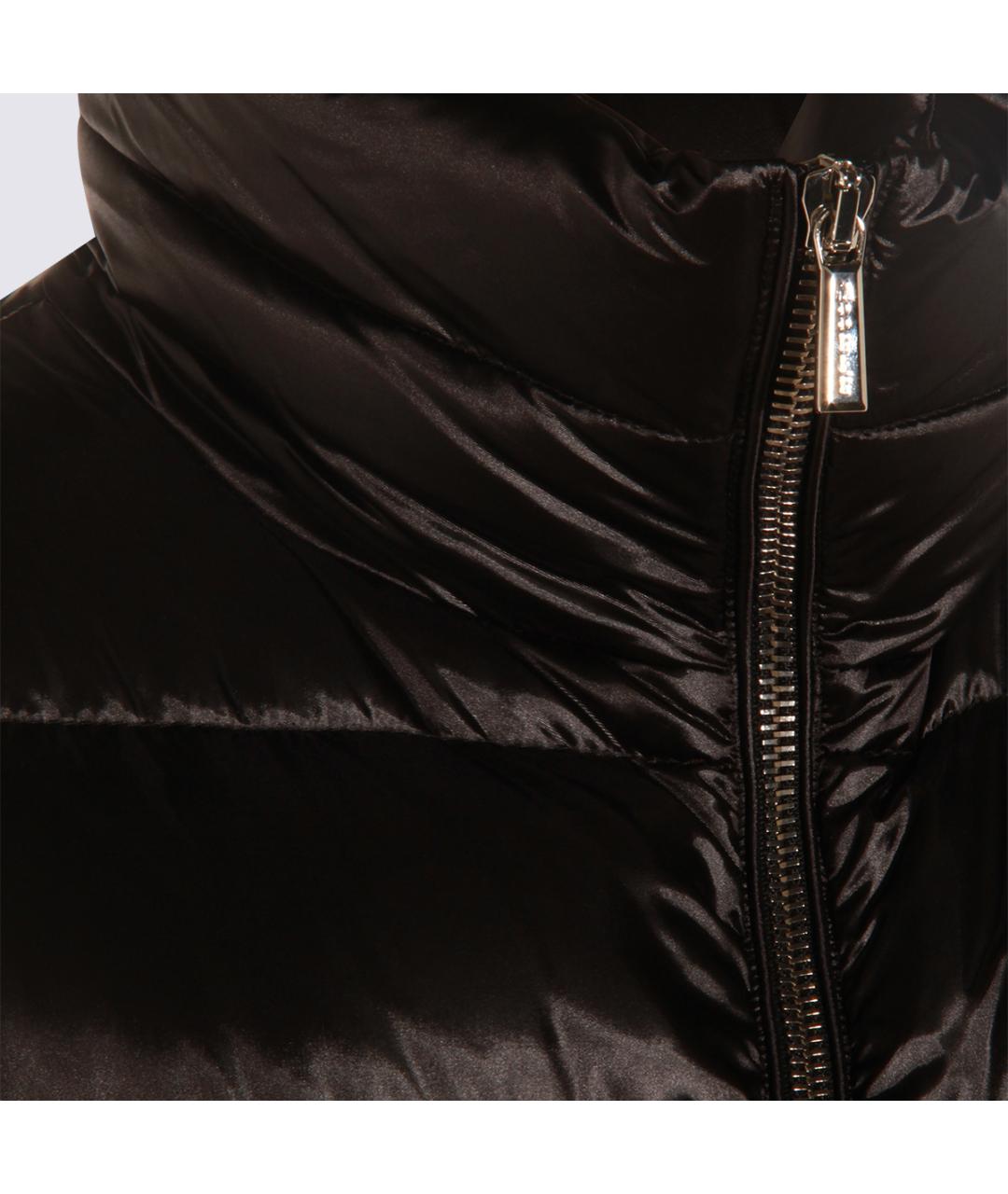 MOORER Черная полиэстеровая куртка, фото 4