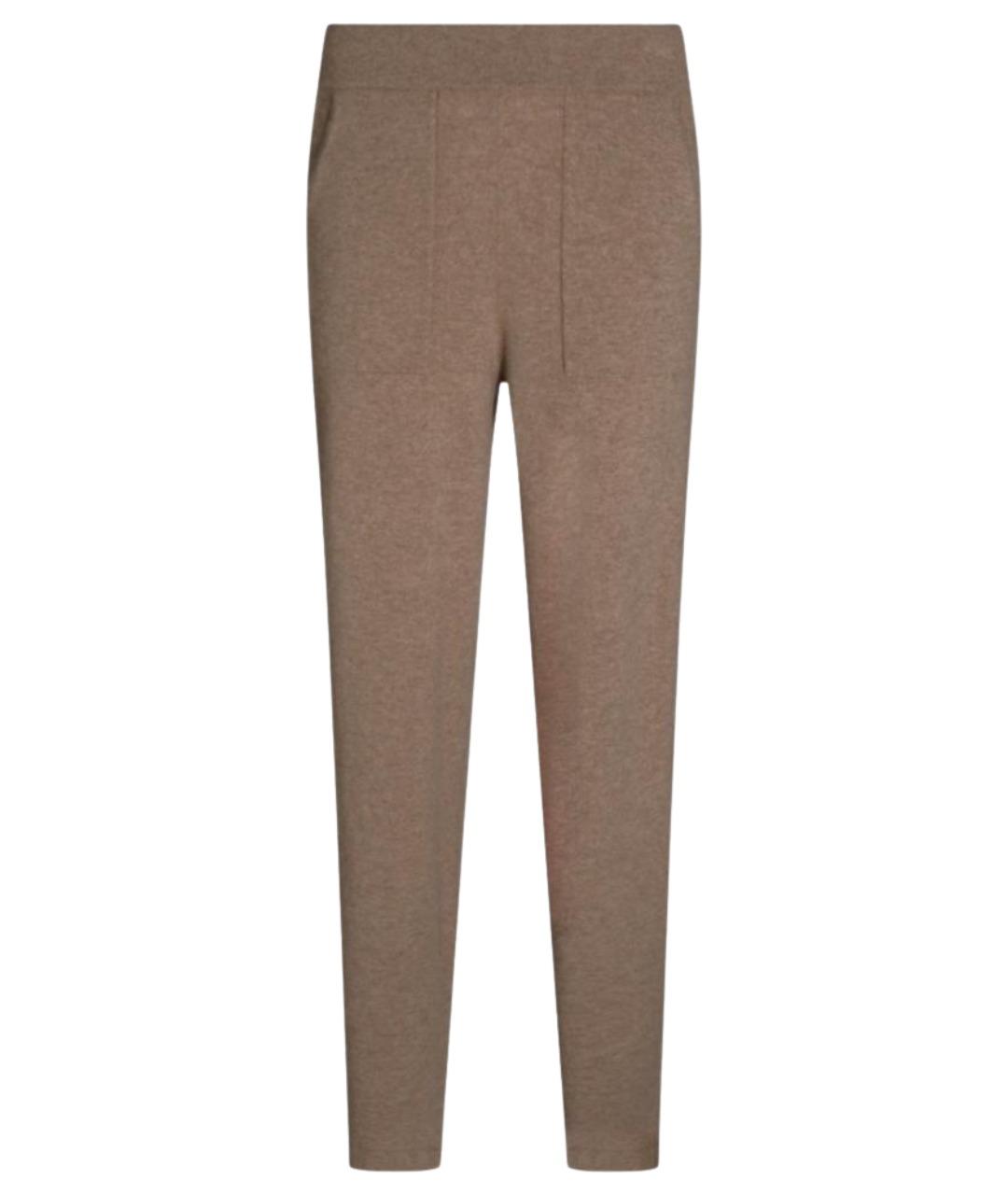 MALO Бежевые кашемировые повседневные брюки, фото 1