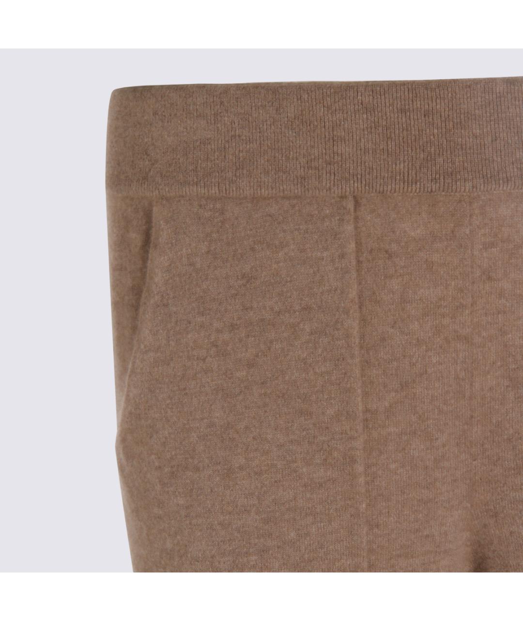 MALO Бежевые кашемировые повседневные брюки, фото 3