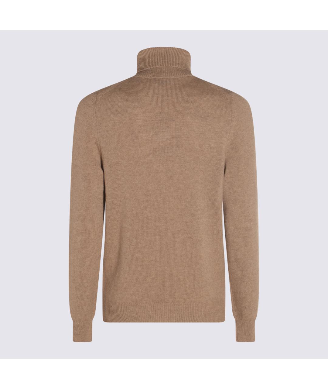 MALO Бежевый шерстяной джемпер / свитер, фото 2