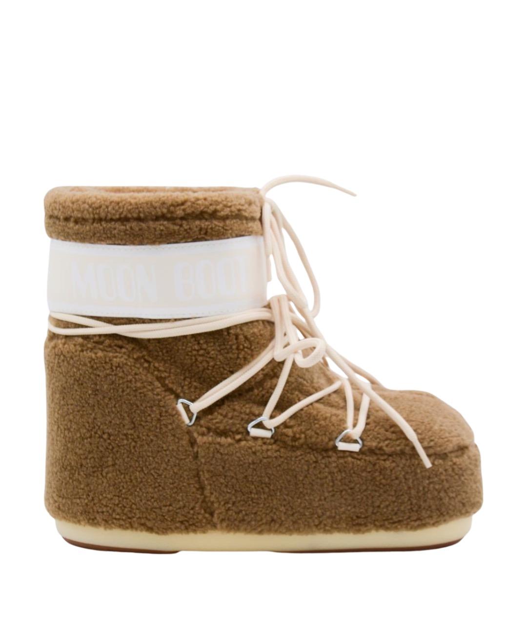 MOON BOOT Коричневые ботинки, фото 1