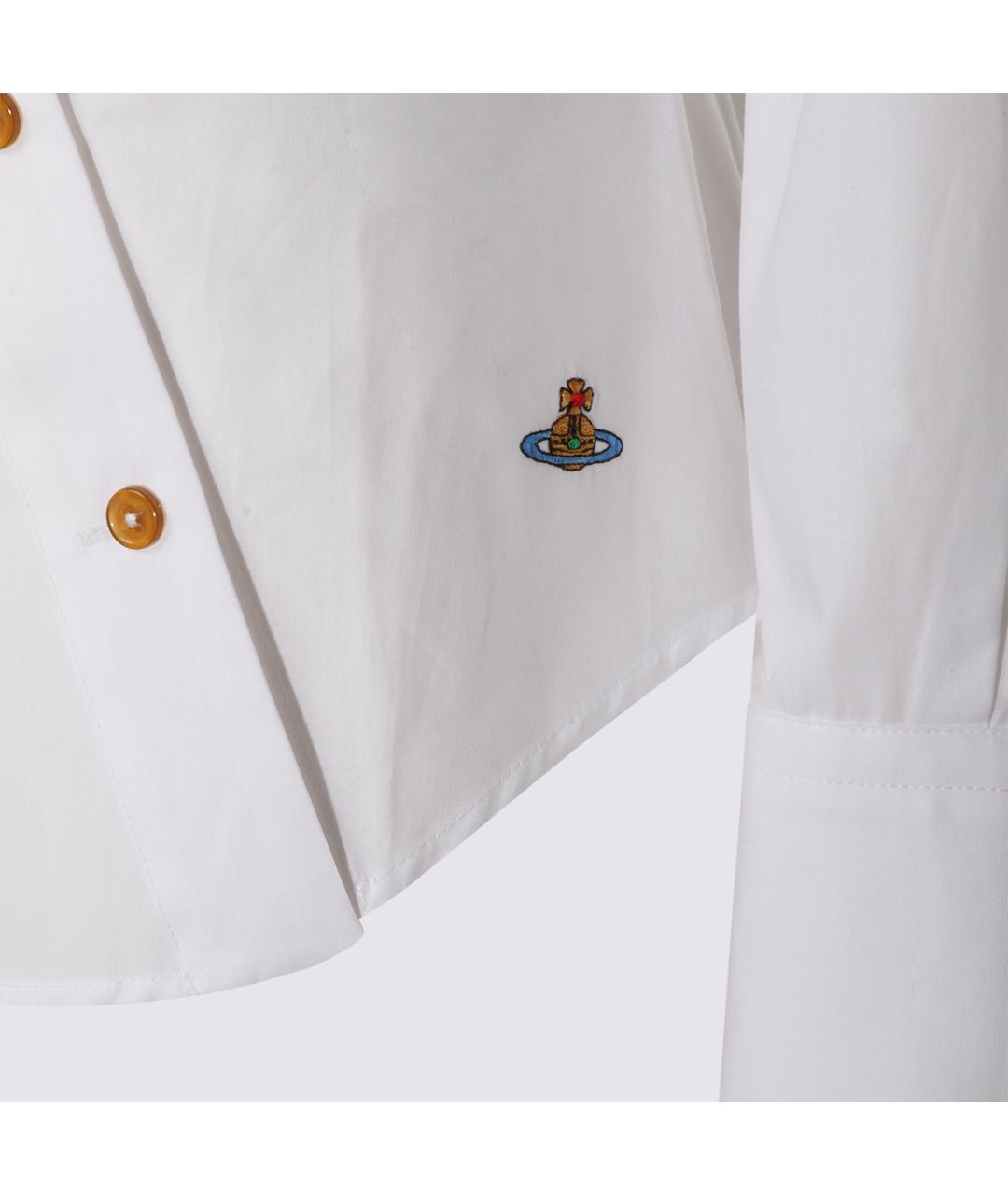 VIVIENNE WESTWOOD Белая хлопковая рубашка, фото 3