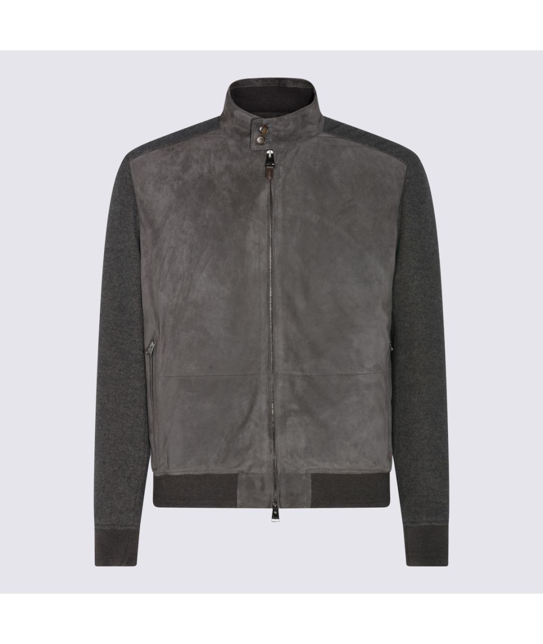 CANALI Серая кашемировая куртка, фото 4