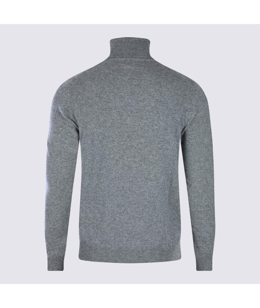 MALO Серый кашемировый джемпер / свитер, фото 2