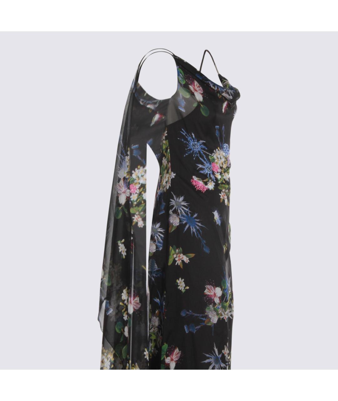 BLUMARINE Черное шелковое платье, фото 3