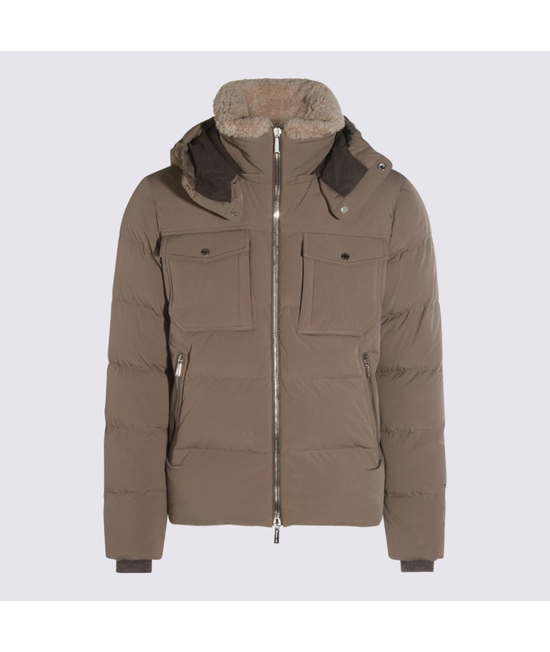 MOORER Коричневый пуховик, фото 3