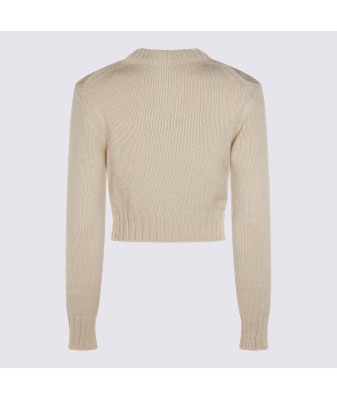 MALO Бежевый шерстяной джемпер / свитер, фото 2