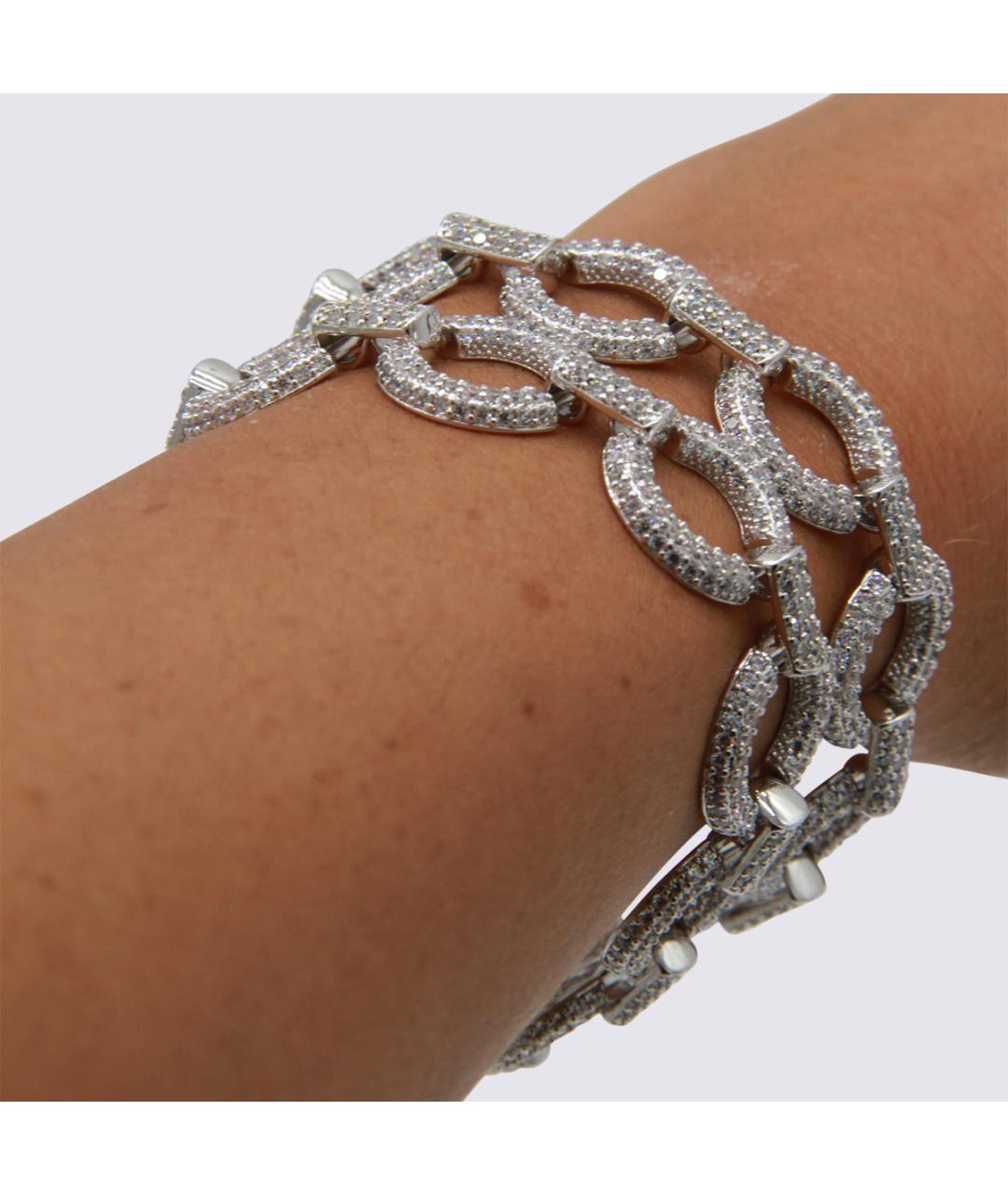 SELF-PORTRAIT Серебрянный металлический браслет, фото 3