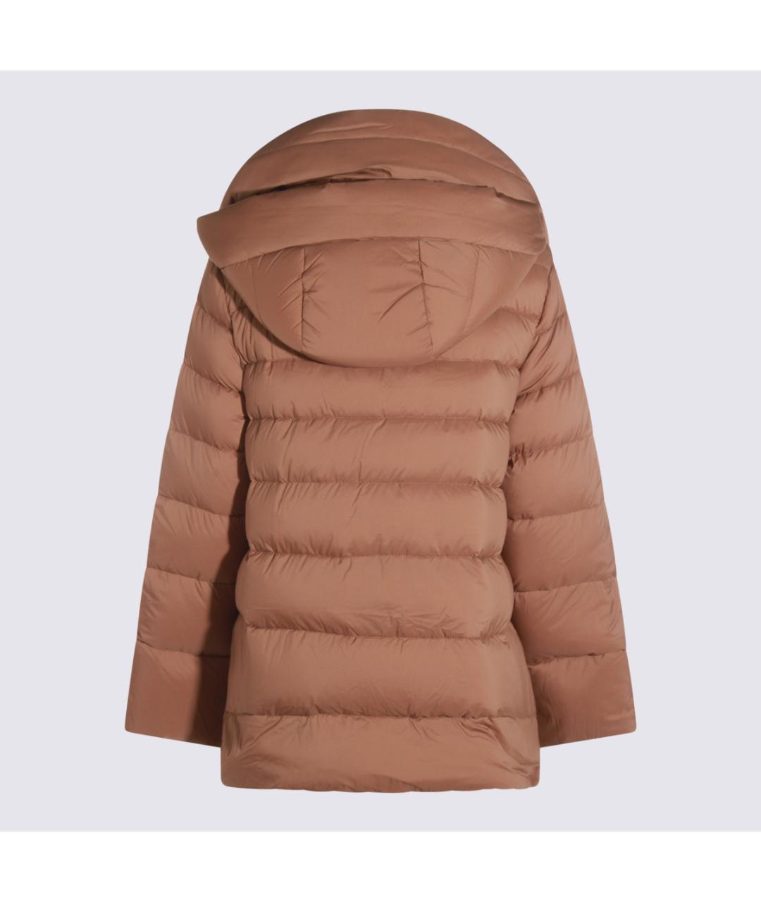 MOORER Бежевая полиэстеровая куртка, фото 2