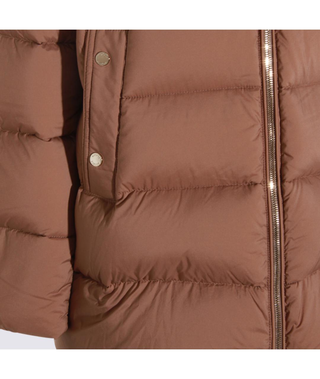 MOORER Бежевая полиэстеровая куртка, фото 3
