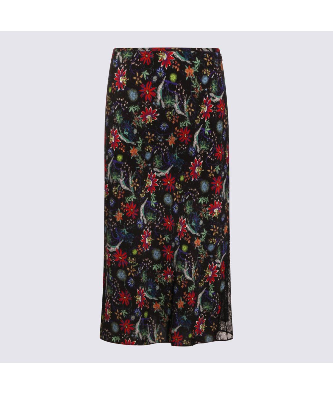 ZADIG & VOLTAIRE Мульти вискозная юбка миди, фото 4