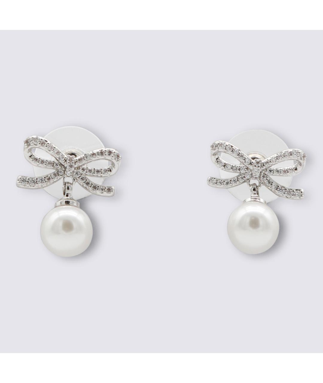 SELF-PORTRAIT Серебряные металлические серьги, фото 3