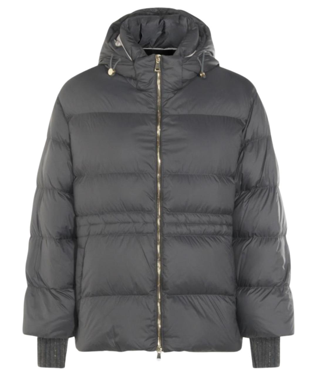 FABIANA FILIPPI Серая полиэстеровая куртка, фото 1